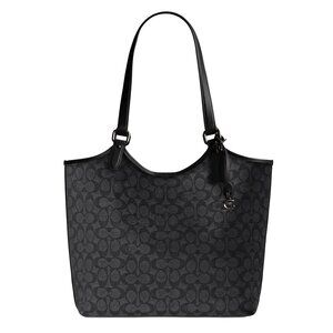 COACH Day Tote, V5/Charcoal Black